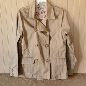 Old Navy jacket medium beige tan Spring